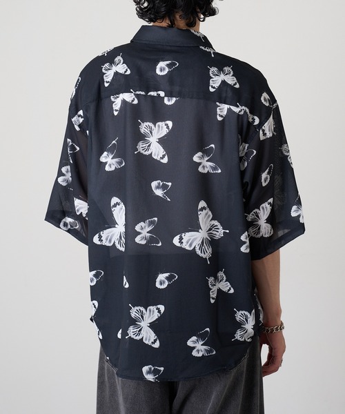 HAUS（ハウス）の「【HAUS】H/S 総柄シャツ  515047 WINS（シャツ/ブラウス・メンズ・ブラック系1/ホワイト系その他3/ホワイト系1/ブラック系その他2/ホワイト系その他2/ブラック系その他3・M/L）」の22枚目の写真