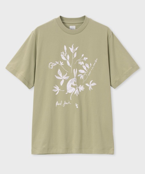 Olive Rabbit プリント 半袖Tシャツ/ 153663 919T