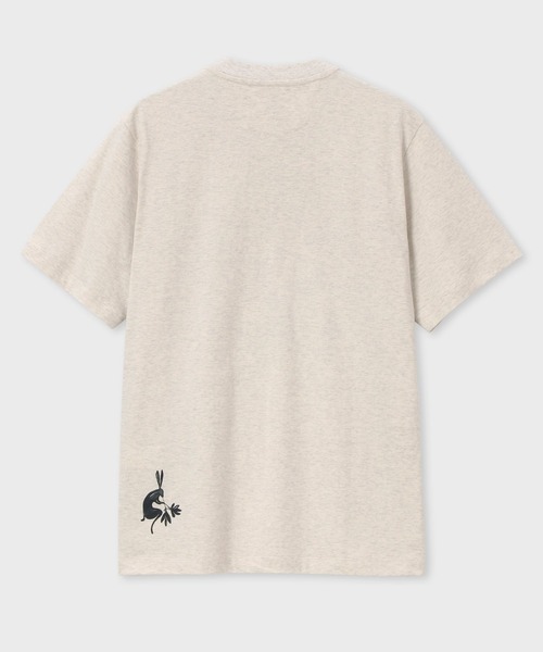 Olive Rabbit プリント 半袖Tシャツ/ 153663 919T