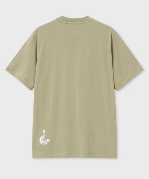 Olive Rabbit プリント 半袖Tシャツ/ 153663 919T