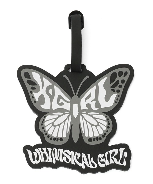 X-girl(エックスガール)の「BUTTERFLY LUGGAGE TAG(パスケース・レディース・ブラック/マルチ・ONE SIZE)」の10枚目の写真