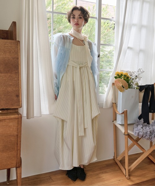 パリコレクション tulle チュールビスチェデザイン / shirt sheer design bustier トップス