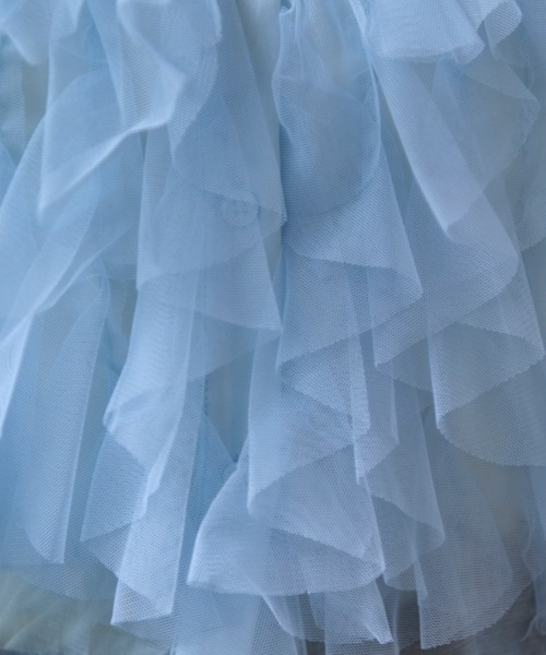 loin nuit（ロワンニュイ）の「tulle bustier design sheer shirt / チュールビスチェデザインシアーシャツ（シャツ/ブラウス・レディース・アイボリー/ブルー・FREE）」の21枚目の写真