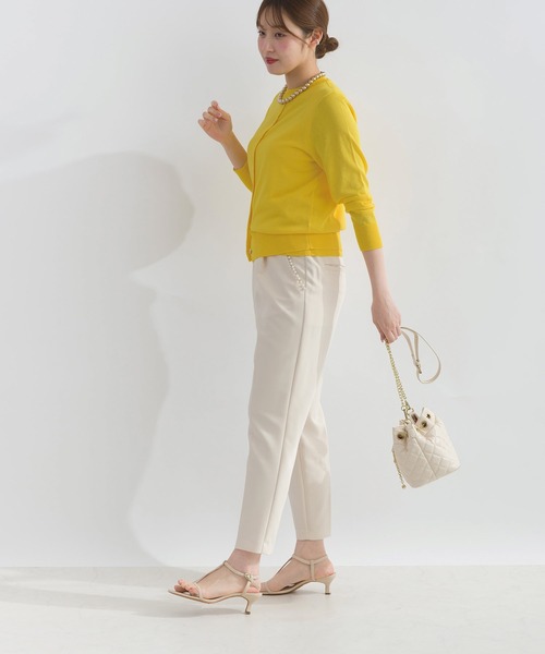 PICCIN(ピッチン)の「【別売りアンサンブル可能】接触冷感シアーカーディガン(カーディガン/ボレロ・レディース・イエロー/オフホワイト/ターコイズブルー/チェリーピンク/ブラック・M)」の21枚目の写真