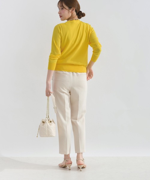 PICCIN(ピッチン)の「【別売りアンサンブル可能】接触冷感シアーカーディガン(カーディガン/ボレロ・レディース・イエロー/オフホワイト/ターコイズブルー/チェリーピンク/ブラック・M)」の22枚目の写真