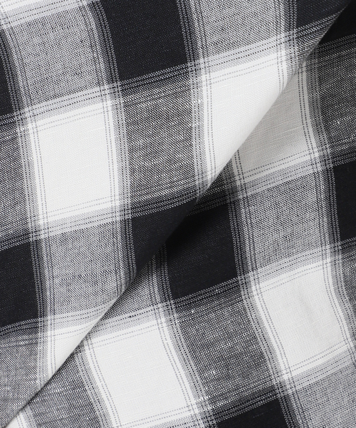 JOURNAL STANDARD（ジャーナルスタンダード）の「《追加2》【洗える】レーヨン麻ノーカラーブラウス（シャツ/ブラウス・レディース・ブラック系その他/ブルー/ブラック/ホワイト/ブラックミックス・FREE）」の19枚目の写真