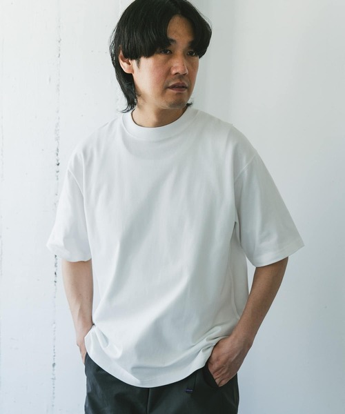 URBAN RESEARCH DOORS(アーバンリサーチドアーズ)の「10.5オンス ヘビーウェイト ショートスリーブ Tシャツ(Tシャツ/カットソー・メンズ・ホワイト/グリーン/ブラック/グレー系その他・LARGE/MEDIUM)」の8枚目の写真