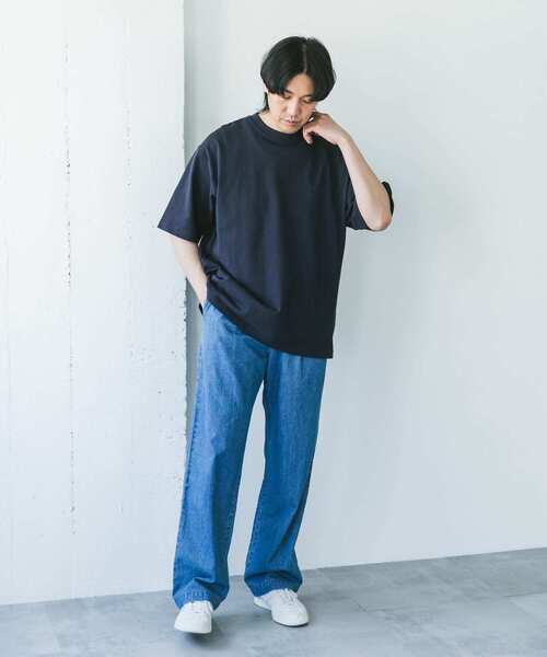 URBAN RESEARCH DOORS(アーバンリサーチドアーズ)の「10.5オンス ヘビーウェイト ショートスリーブ Tシャツ(Tシャツ/カットソー・メンズ・ホワイト/グリーン/ブラック/グレー系その他・LARGE/MEDIUM)」の21枚目の写真