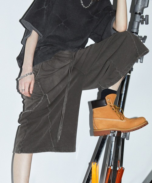 SWAGVIBE(スワッグバイブ)の「【SWAGVIBE】Faded Gradation Sweat Shorts(スウェットパンツ・メンズ・グレー/ブラック/ダークブラウン・S/M/L)」の4枚目の写真