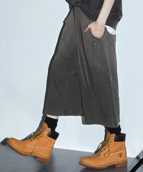 SWAGVIBE(スワッグバイブ)の「【SWAGVIBE】Faded Gradation Sweat Shorts(スウェットパンツ・メンズ・グレー/ブラック/ダークブラウン・S/M/L)」の7枚目の写真