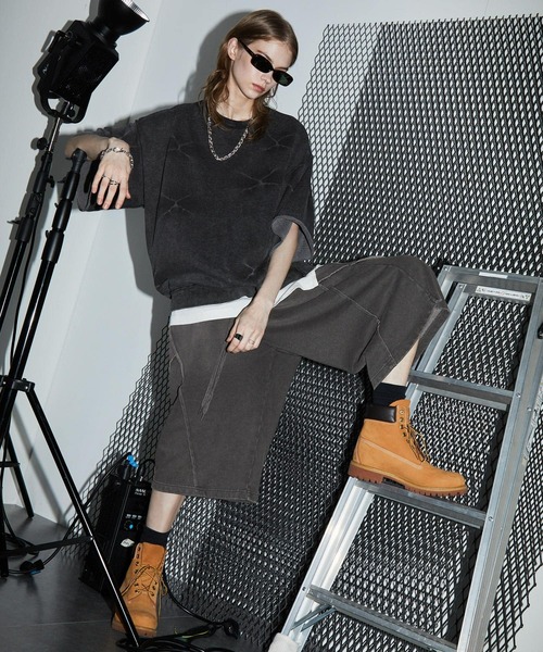 SWAGVIBE(スワッグバイブ)の「【SWAGVIBE】Faded Gradation Sweat Shorts(スウェットパンツ・メンズ・グレー/ブラック/ダークブラウン・S/M/L)」の12枚目の写真