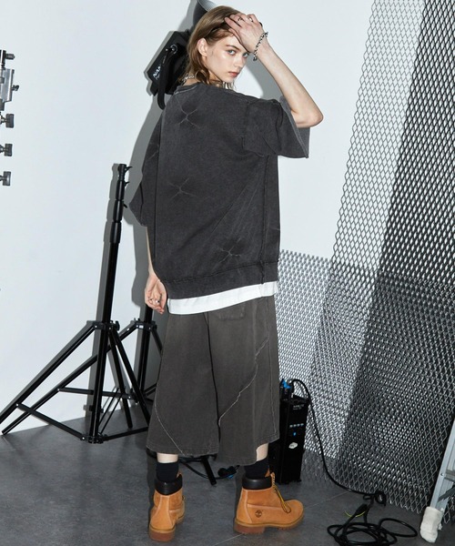 SWAGVIBE(スワッグバイブ)の「【SWAGVIBE】Faded Gradation Sweat Shorts(スウェットパンツ・メンズ・グレー/ブラック/ダークブラウン・S/M/L)」の15枚目の写真