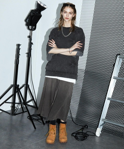 SWAGVIBE(スワッグバイブ)の「【SWAGVIBE】Faded Gradation Sweat Shorts(スウェットパンツ・メンズ・グレー/ブラック/ダークブラウン・S/M/L)」の16枚目の写真