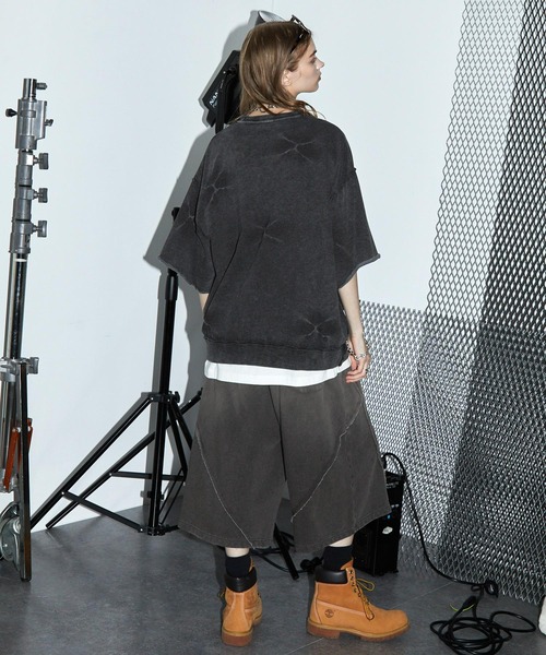 SWAGVIBE(スワッグバイブ)の「【SWAGVIBE】Faded Gradation Sweat Shorts(スウェットパンツ・メンズ・グレー/ブラック/ダークブラウン・S/M/L)」の19枚目の写真