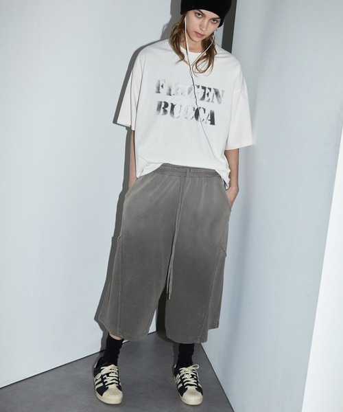 SWAGVIBE(スワッグバイブ)の「【SWAGVIBE】Faded Gradation Sweat Shorts(スウェットパンツ・メンズ・グレー/ブラック/ダークブラウン・S/M/L)」の22枚目の写真