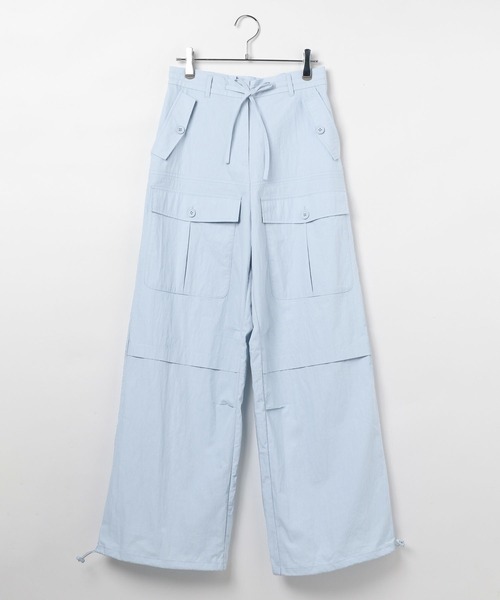3.3 Field Trip （3.3フィールドトリップ）の「3.3 Field Trip／ナイロンワイドパンツ（その他パンツ・レディース・ブルー/ブラック/ベージュ・SMALL/MEDIUM）」の16枚目の写真