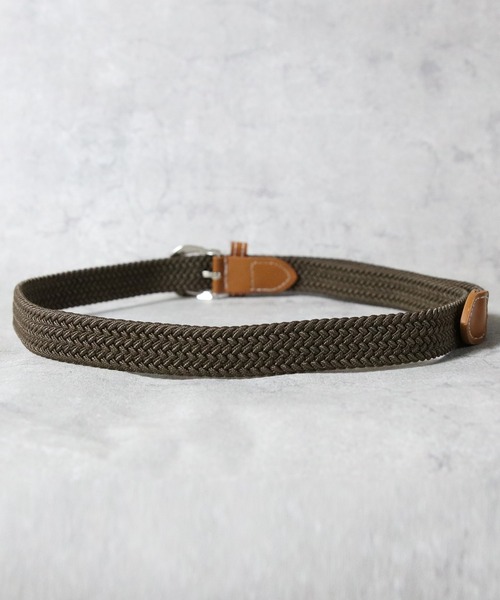 ８(eight)（エイト）の「ゴムメッシュベルトナロー（ベルト・メンズ・ブラック/ブラウン/ベージュ・FREE）」の6枚目の写真