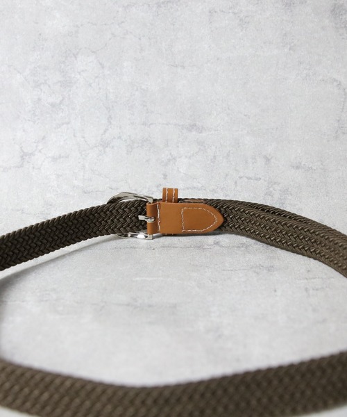 ８(eight)（エイト）の「ゴムメッシュベルトナロー（ベルト・メンズ・ブラック/ブラウン/ベージュ・FREE）」の7枚目の写真