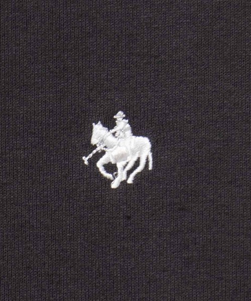 POLO BCS(ポロ ビーシーエス)の「【別注デザイン】POLO BCS ワンポイント刺繍 Tシャツ(Tシャツ/カットソー・レディース・スミクロ/グリーン/オフホワイト・L/M)」の7枚目の写真