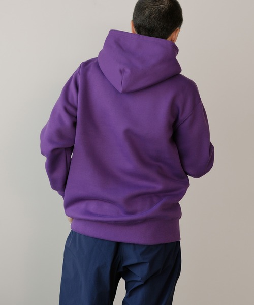 United Athle（ユナイテッドアスレ）の「10.0oz スウェット 裏起毛 プルオーバーパーカー/フーディー 無地 ユニセックス ルーズシルエット 夏服（パーカー・メンズ・パープル/サンドベージュ/ネイビー/ダークブラウン/ライトグリーン/バーガンディー/ホワイト/ブラック/オリーブ/アッシュ/グレー/ヘザーグレー・L/S/XL/M）」の17枚目の写真