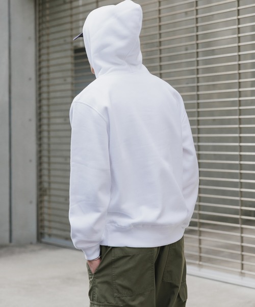 RILY フーディ Lサイズ ホワイト　パーカー FULL ZIP HOODIE / フルジップフーディー- LIGHTWEIGHT TERRY(LWT