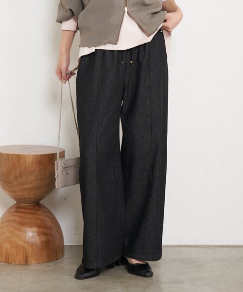 Jena espace merveilleux（ジェナ　エスパスメルヴェイユ）の「【待望のサイズ展開！快適楽ちん】デニムイージーパンツ（デニムパンツ・レディース・ブラック/ブルー系その他/ブルー・FREE/1/2）」の12枚目の写真