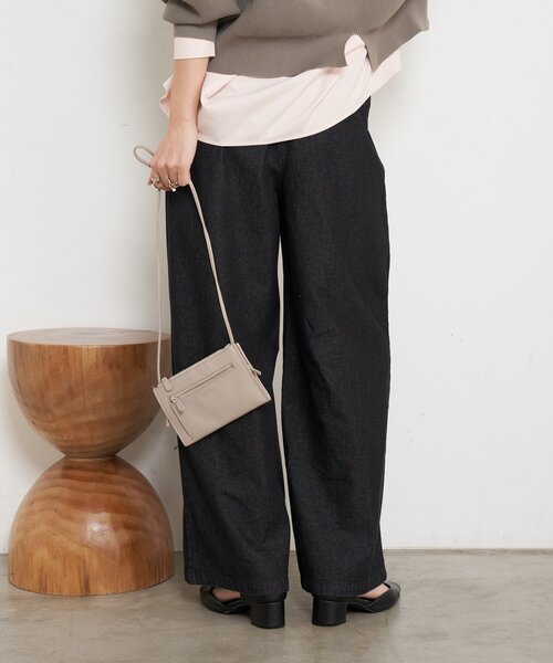 Jena espace merveilleux（ジェナ　エスパスメルヴェイユ）の「【待望のサイズ展開！快適楽ちん】デニムイージーパンツ（デニムパンツ・レディース・ブラック/ブルー系その他/ブルー・FREE/1/2）」の15枚目の写真