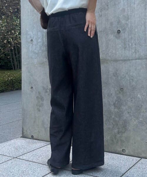 Jena espace merveilleux（ジェナ　エスパスメルヴェイユ）の「【待望のサイズ展開！快適楽ちん】デニムイージーパンツ（デニムパンツ・レディース・ブラック/ブルー系その他/ブルー・FREE/1/2）」の21枚目の写真