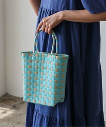 ALOHA collection グリーンチェック柄 ハンドバッグ ALOHA collection グリーンチェック柄 ハンドバッグ