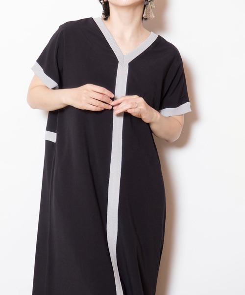 OSMOSIS(オズモーシス)の「2WAY切替ワンピース(ワンピース・レディース・ブラック/ネイビー/アイボリー・ONE SIZE)」の12枚目の写真