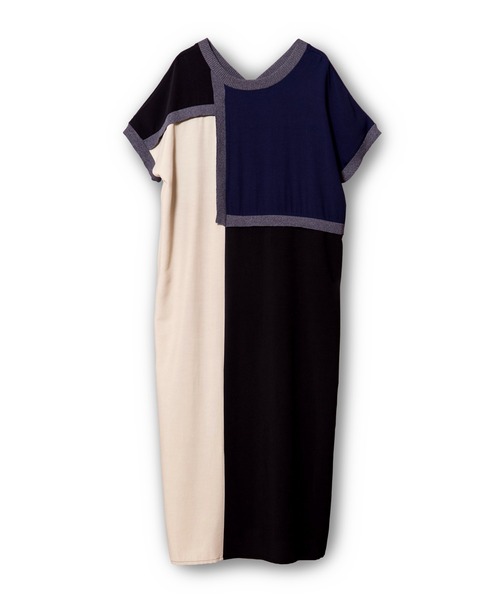 OSMOSIS(オズモーシス)の「2WAY切替ワンピース(ワンピース・レディース・ブラック/ネイビー/アイボリー・ONE SIZE)」の5枚目の写真