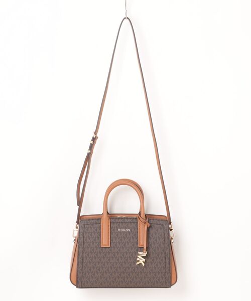 MICHAEL KORS(マイケルコース)の「LAILA サッチェル スモール - MKシグネチャー(ハンドバッグ・レディース・ブラウン系その他・FREE)」の5枚目の写真
