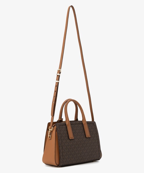 MICHAEL KORS(マイケルコース)の「LAILA サッチェル スモール - MKシグネチャー(ハンドバッグ・レディース・ブラウン系その他・FREE)」の4枚目の写真