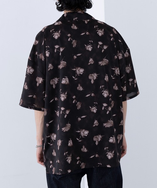 HAUS(ハウス)の「【HAUS】フラワーオープンカラーシャツ 252-3620(シャツ/ブラウス・メンズ・ブラック/ホワイト・M/L)」の11枚目の写真