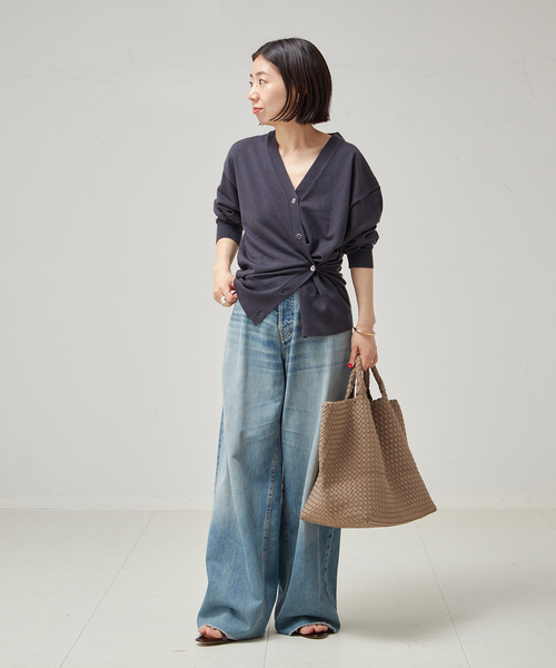 journal standard L'essage(ジャーナルスタンダードレサージュ)の「Washable/victriaデザインカーディガン(カーディガン/ボレロ・レディース・チャコールグレー/ベージュ/ネイビー・FREE)」の19枚目の写真