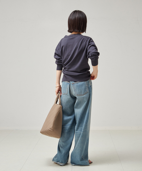 journal standard L'essage(ジャーナルスタンダードレサージュ)の「Washable/victriaデザインカーディガン(カーディガン/ボレロ・レディース・チャコールグレー/ベージュ/ネイビー・FREE)」の18枚目の写真