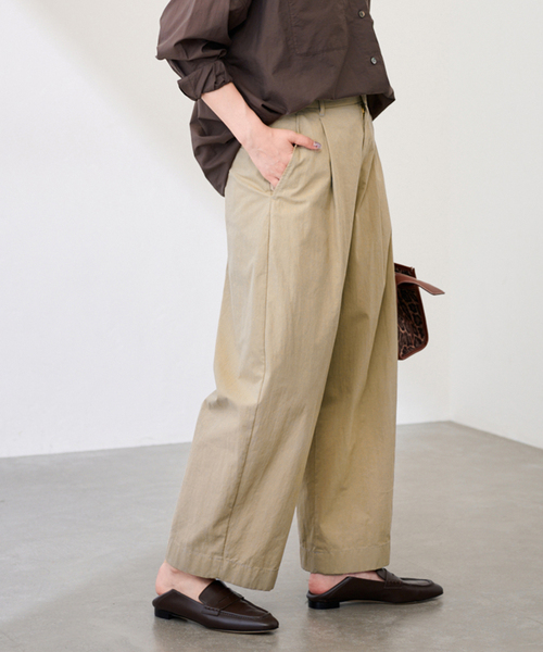 FＲAMeWORK コットンナイロンかクロップドパンツ コットンナイロンクロップドパンツ（その他パンツ）｜FRAMeWORK