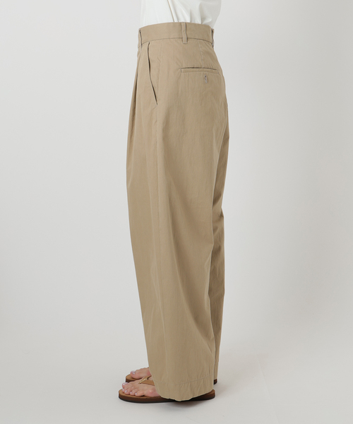 FRAMeWORK（フレームワーク）の「コットンナイロンクロップドパンツ（スラックス・レディース・ベージュ・36/38/40）」の21枚目の写真