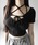 me+em selecti~[ZNgj́uy Q_Zbg z QWAYXgbvuL~\[ { tg{V[gJ[fBK SET ^ 2WAY strap lib camisole + front ribbon short cardiganiATujvbubN