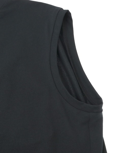 Julier Yoga and Relax（ジュリエヨガアンドリラックス）の「Julier ライトプライムノースリーブプルオーバー（Tシャツ/カットソー・レディース・ホワイト/ブラック/ブルー・FREE）」の13枚目の写真