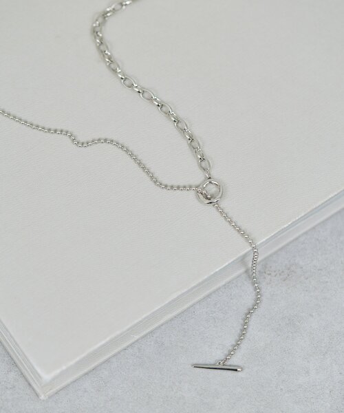 GALLARDAGALANTE（ガリャルダガランテ）の「コンビチェーンネックレス（ネックレス・レディース・シルバー/ゴールド・FREE）」の3枚目の写真