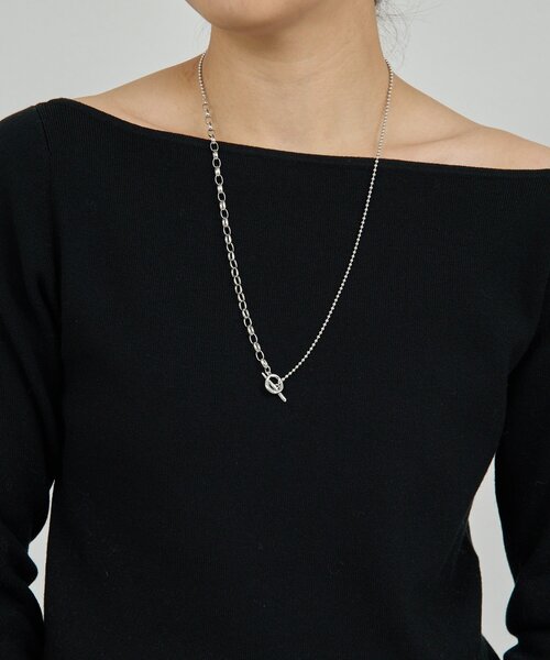 GALLARDAGALANTE（ガリャルダガランテ）の「コンビチェーンネックレス（ネックレス・レディース・シルバー/ゴールド・FREE）」の5枚目の写真