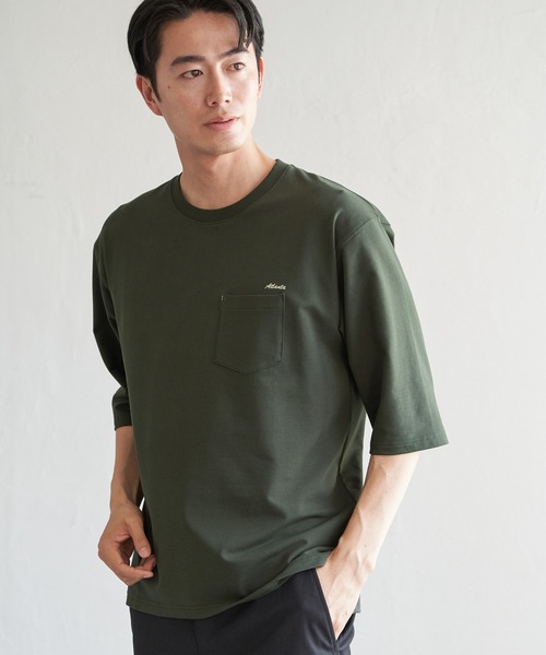 ikka(イッカ)の「インレイ7分袖ポケットプリントT(Tシャツ/カットソー・メンズ・ホワイト/ライム/ブルー/ブラック・M/L/XL/S)」の13枚目の写真
