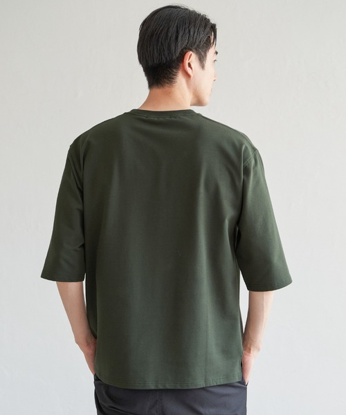 ikka(イッカ)の「インレイ7分袖ポケットプリントT(Tシャツ/カットソー・メンズ・ホワイト/ライム/ブルー/ブラック・M/L/XL/S)」の19枚目の写真