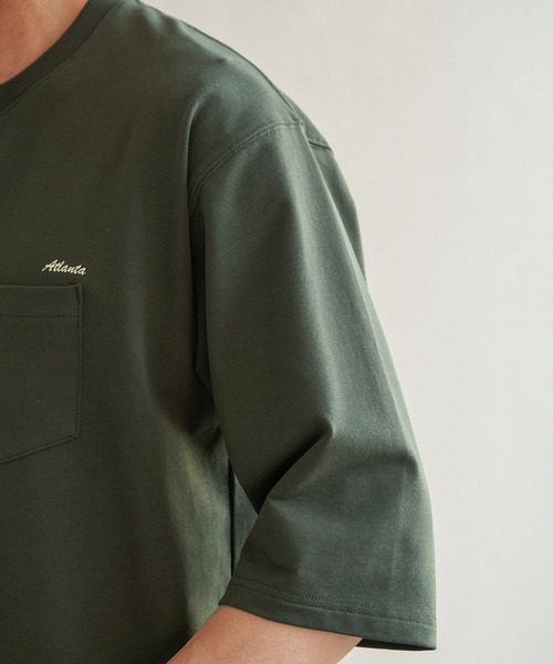 ikka(イッカ)の「インレイ7分袖ポケットプリントT(Tシャツ/カットソー・メンズ・ホワイト/ライム/ブルー/ブラック・M/L/XL/S)」の21枚目の写真