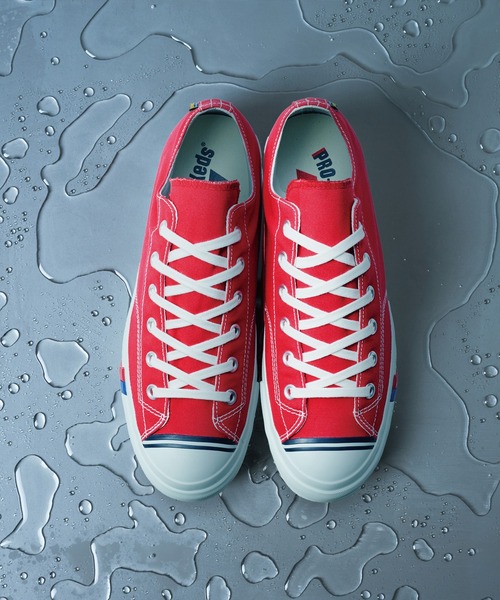 PRO-Keds（プロケッズ）の「PRO-Keds プロケッズ ロイヤルアメリカ ロー 〈ウォータープルーフ〉（スニーカー・メンズ・レッド/ブルー/アイボリー/ブラック・24.0cm/25.0cm/26.0cm/27.0cm/28.0cm/29.0cm/23.0cm）」の4枚目の写真