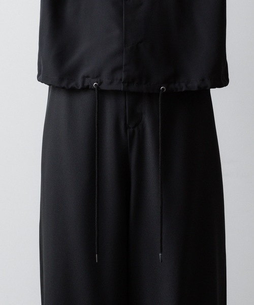 ato(アトウ)の「OVERSIZED DRAW CORD SHIRTS(シャツ/ブラウス・メンズ・ホワイト/ブラック・44/46/48)」の10枚目の写真