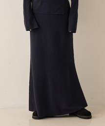 Rouge vif Anna | 【セットアップ対応】セミフレアニットスカート(スカート)