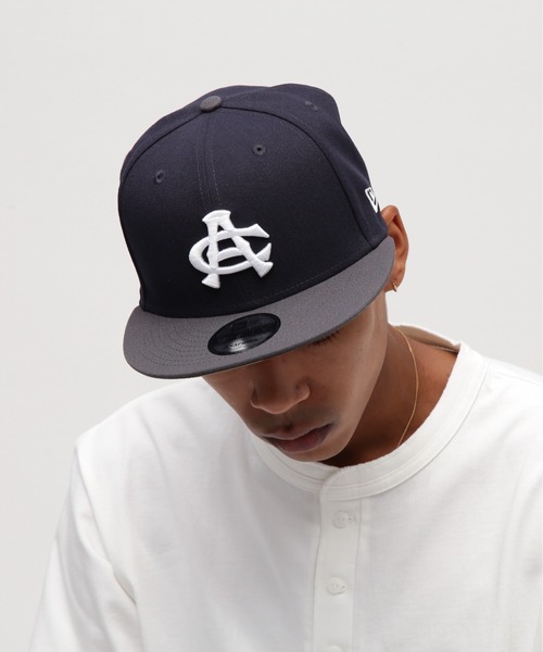 NEW ERA ニューエラ ACキャップ/アヴィレックス  コットン    ネイビー ユニセックス / 240001201183 AVIREX × NEWERA》50th AC CAP 9FIFTY | AVIREX（アヴィレックス