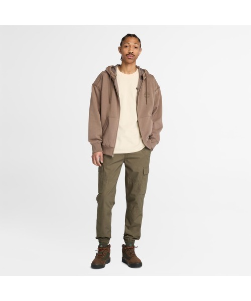 Timberland(ティンバーランド)の「半袖 ツリーロゴ パッチ Tシャツ メンズ(Tシャツ/カットソー・メンズ・ライトホワイト・SMALL/MEDIUM/LARGE/X-LARGE/XX-LARGE/X-SMALL/XXX-LARGE)」の2枚目の写真